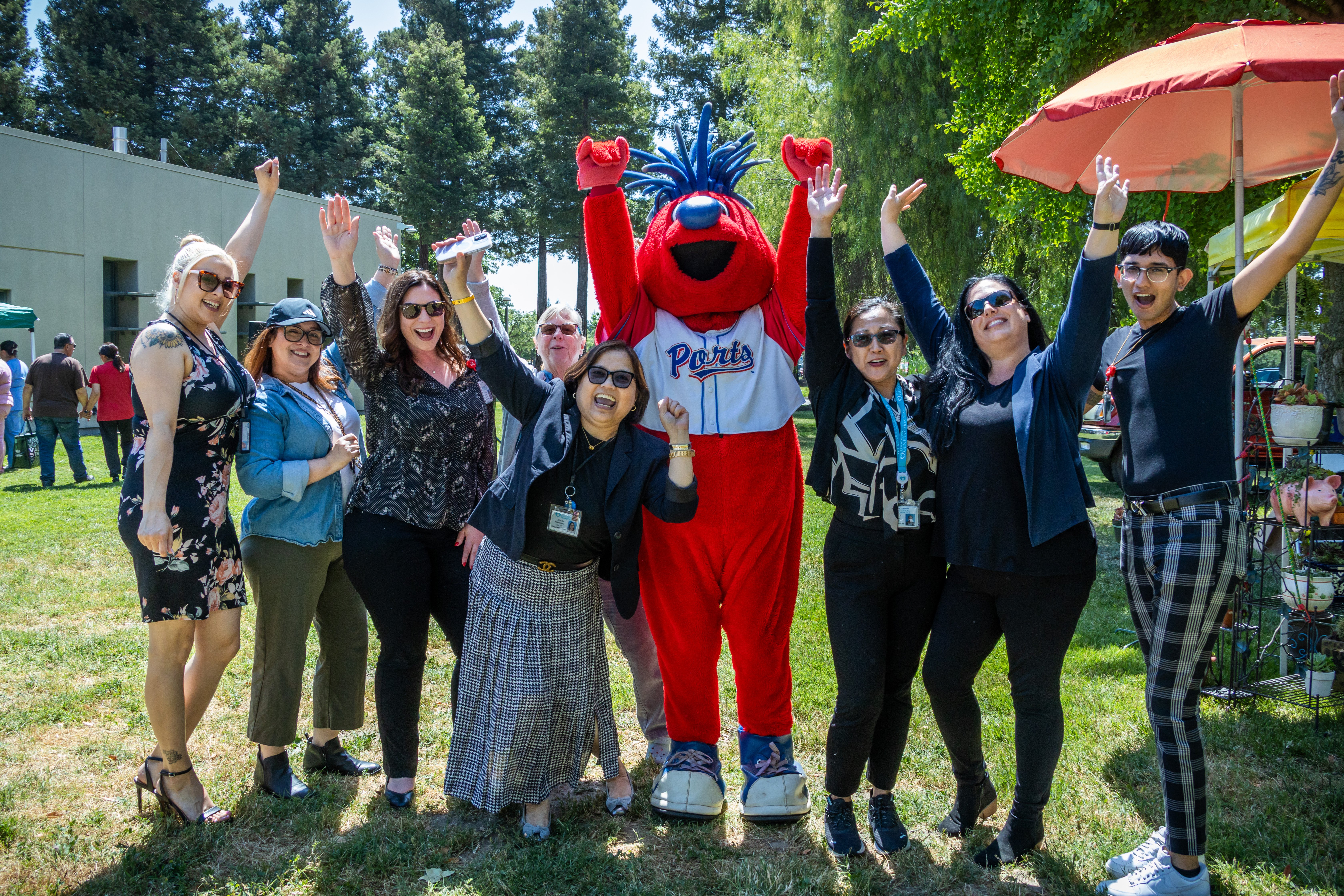 SJGH HR Team enjoying Hospital Week festivities